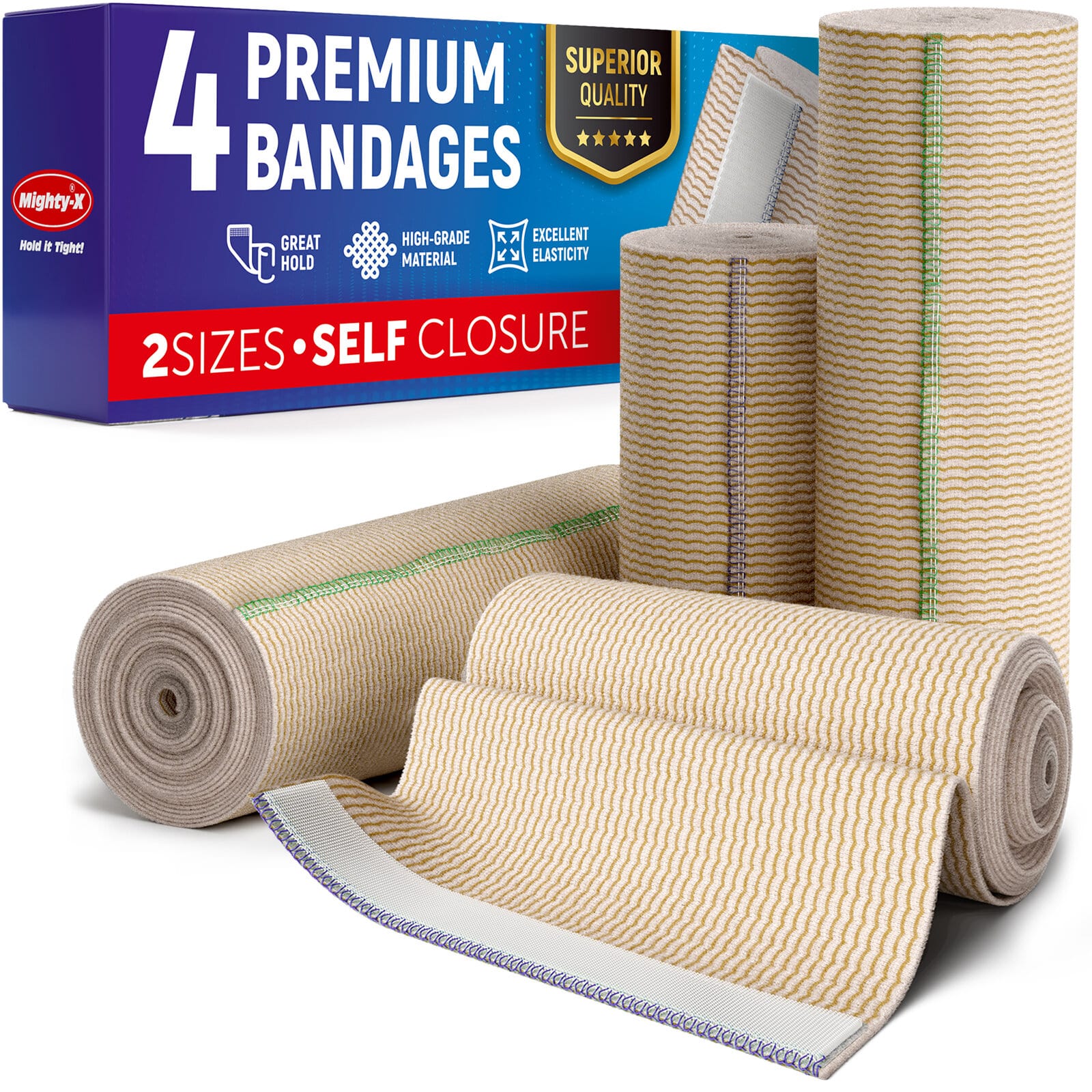Jumptec bandage pads 68x50cm pack de quatre chocolat 